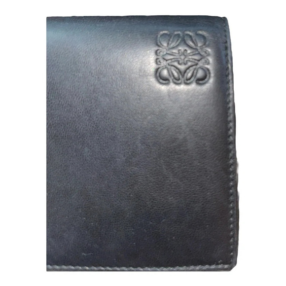 Loewe | Black & Green Calfskin Bifold Long Wallet - Picture 9 of 9